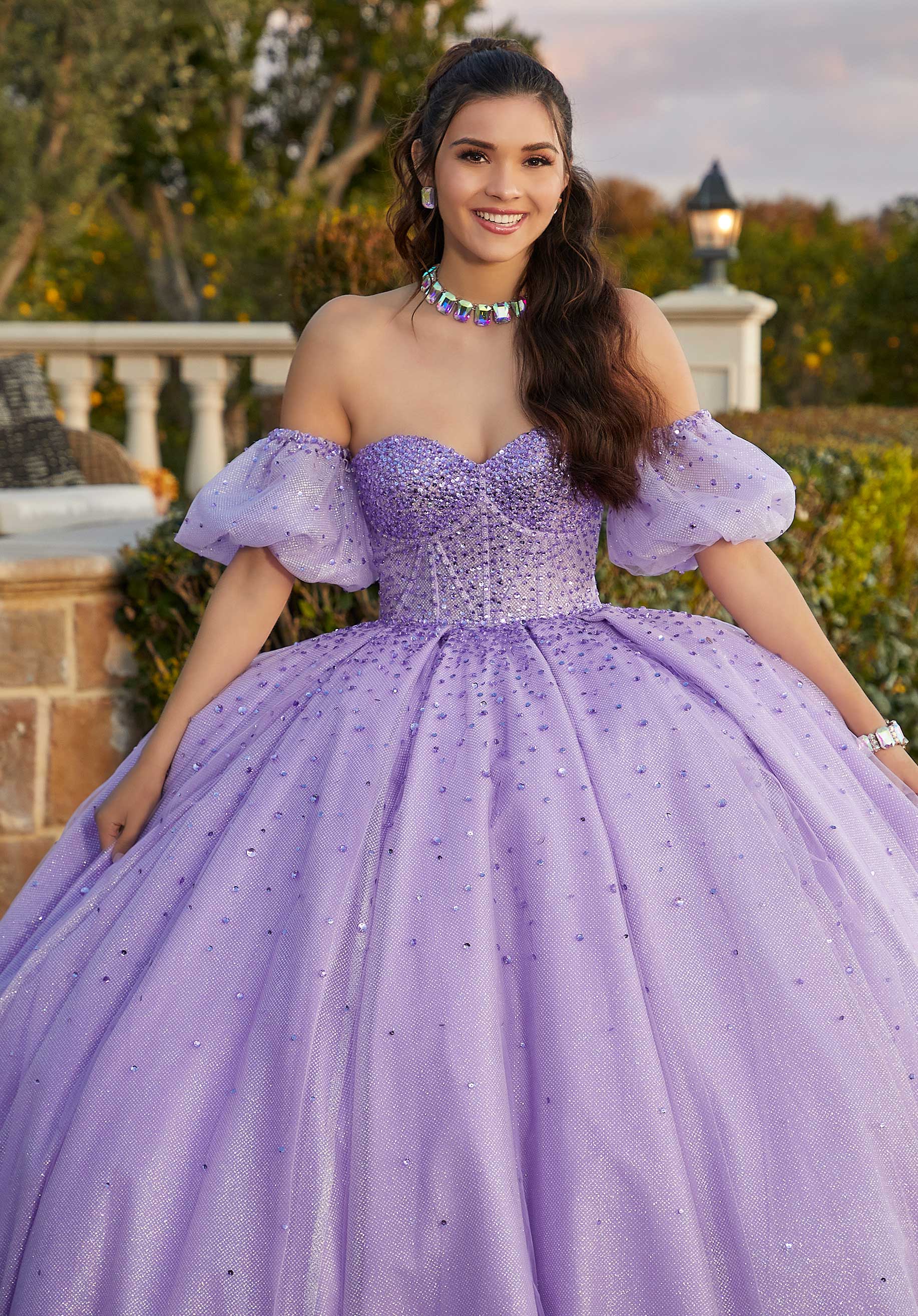 Morilee 89421 Lavender Moss Quinceañera Dress