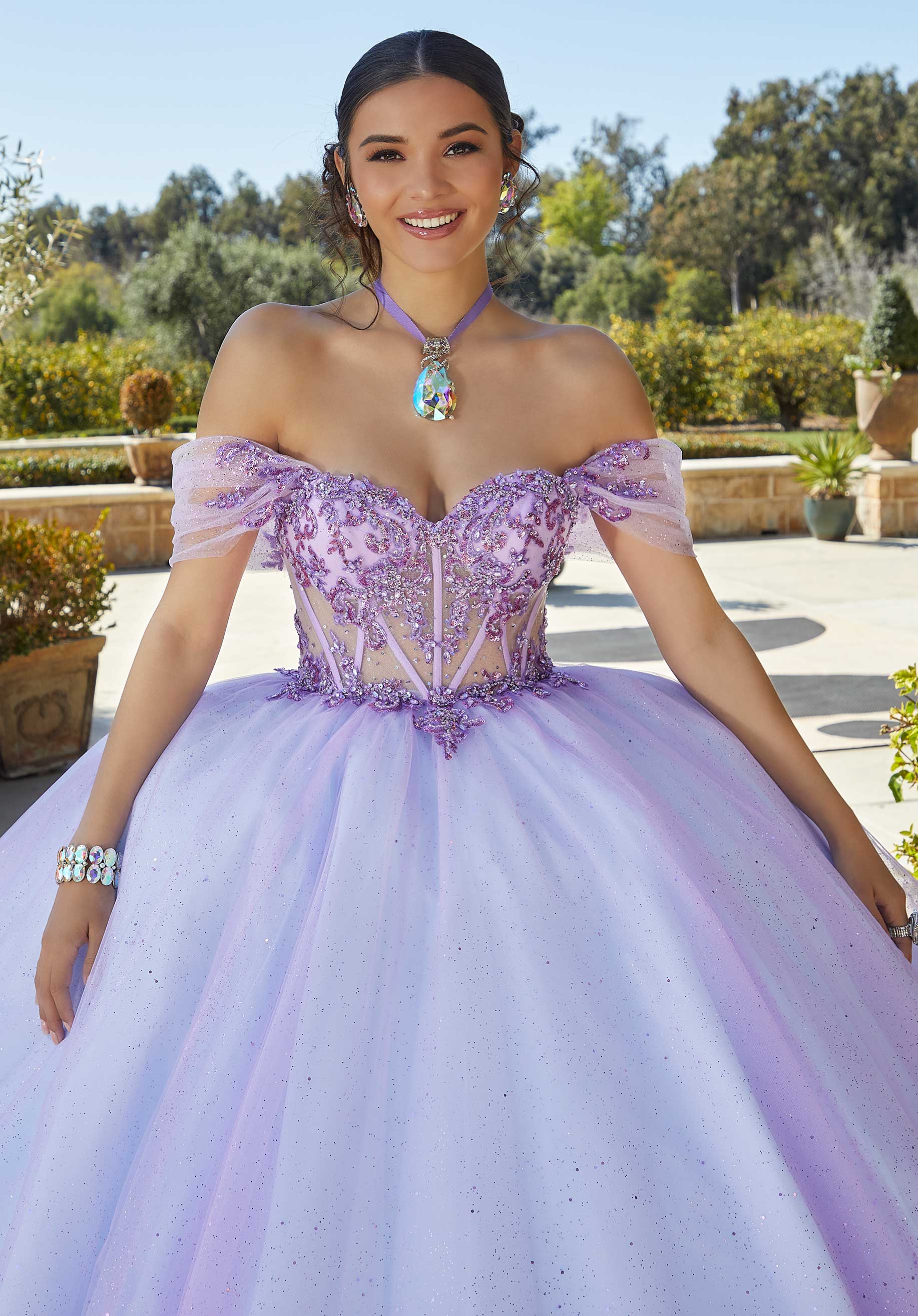 Morilee 89427 Orchid Blue Quinceañera Dress – The Quince Of Your Dreams