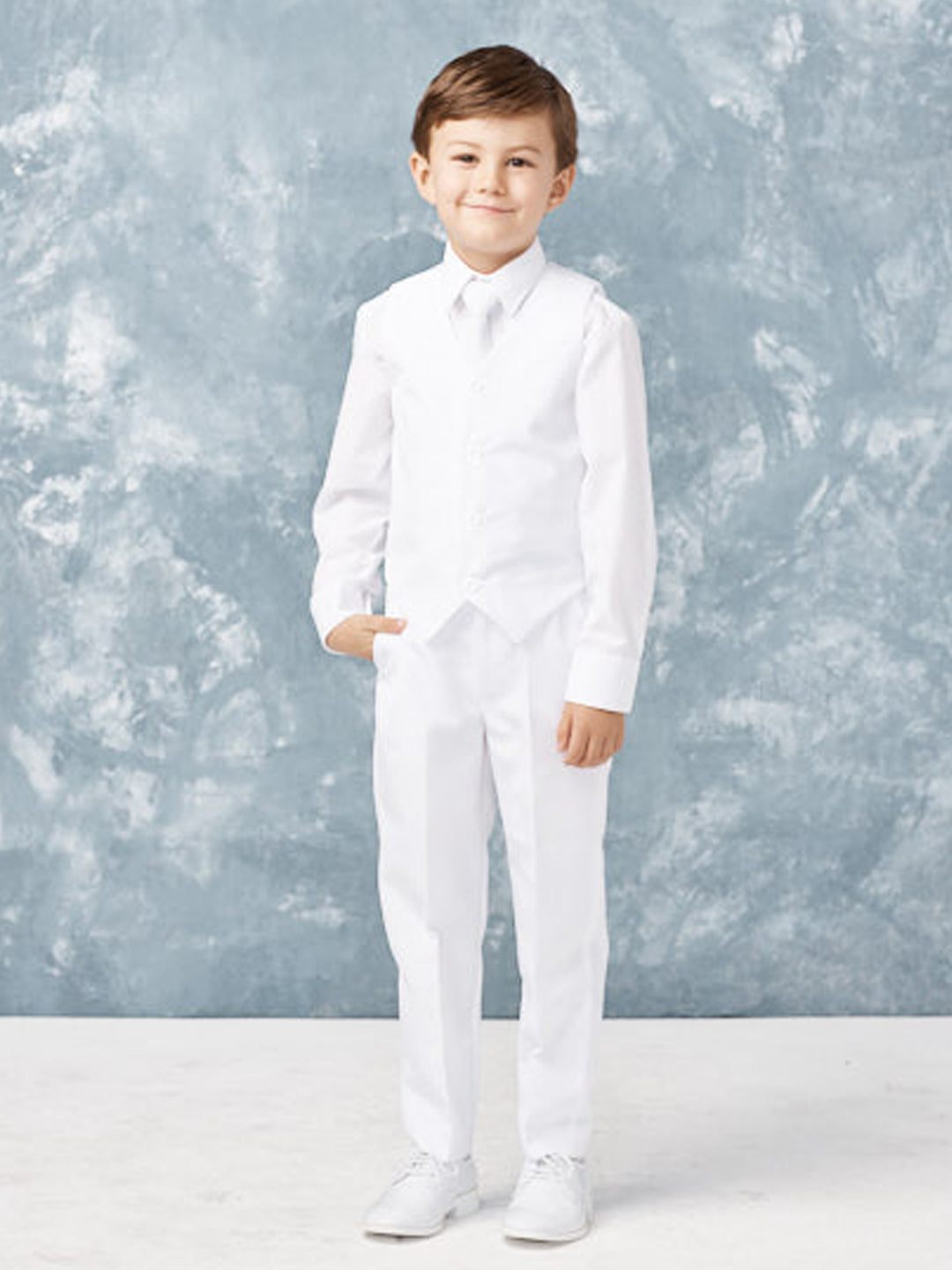 Tip Top Kids 4016 White Suit