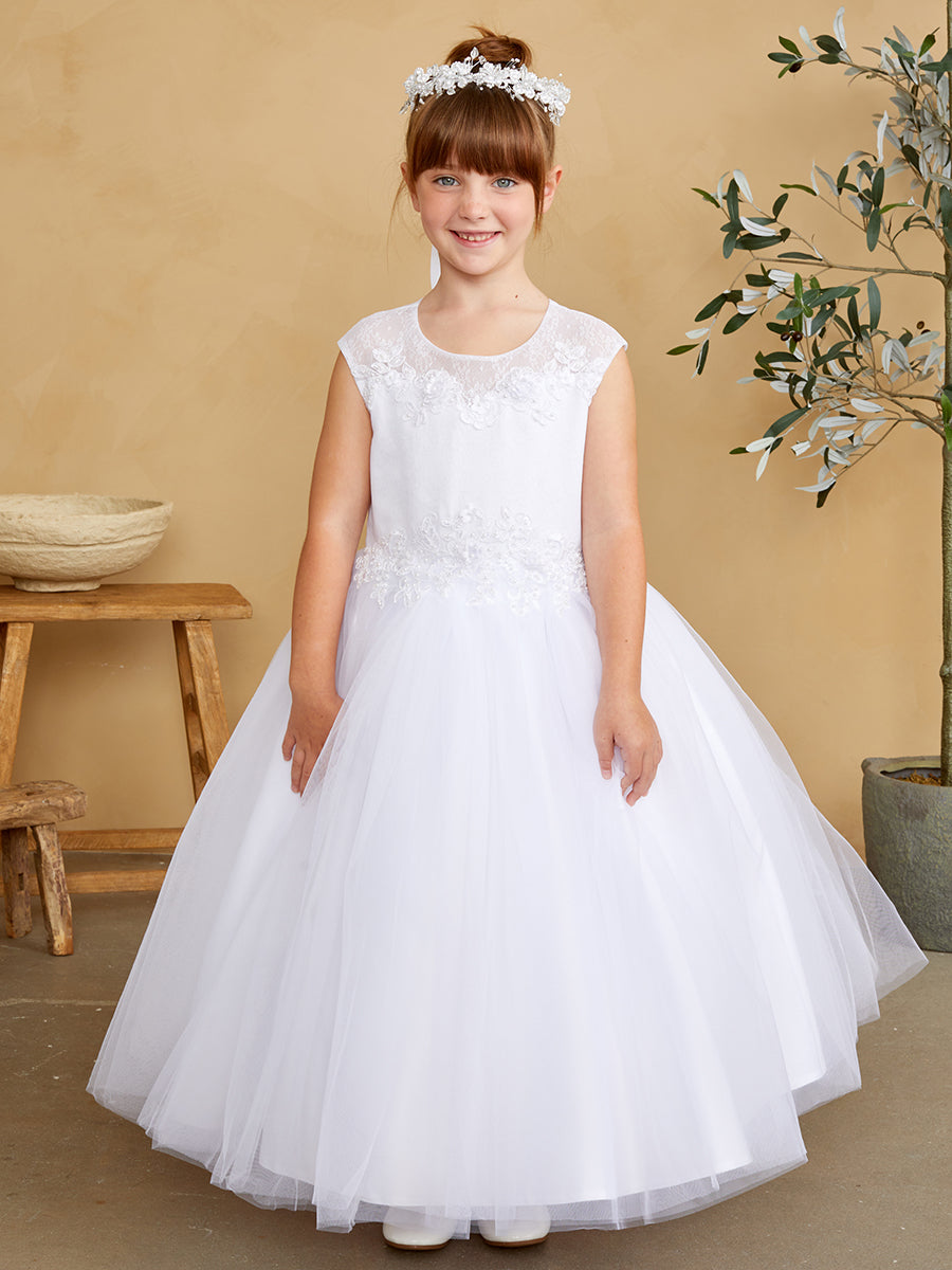 Tip Top Kids 5755 White Dress