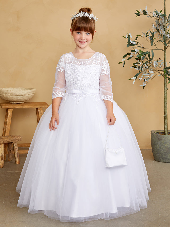 Tip Top Kids 5830 White/Ivory Dress