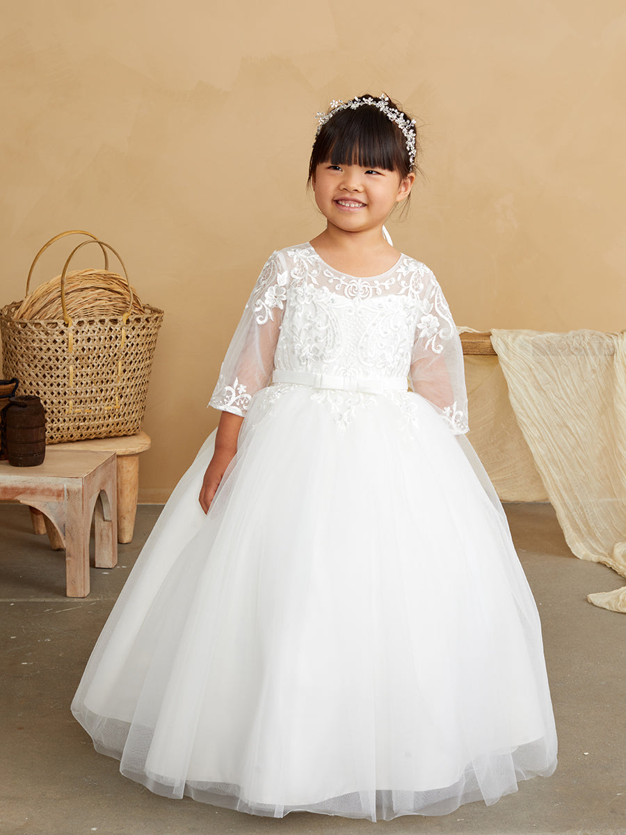 Tip Top Kids 5830 White/Ivory Dress