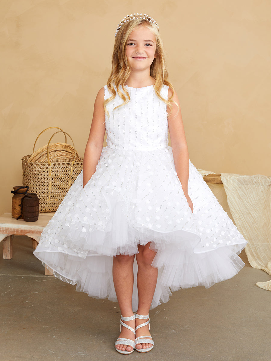 Tip Top Kids 5837 White Dress