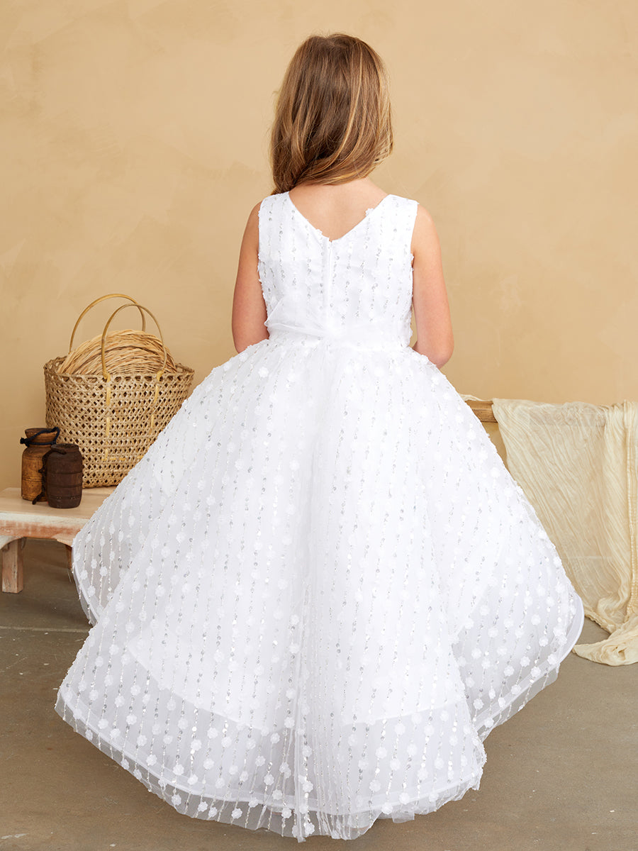 Tip Top Kids 5837 White Dress