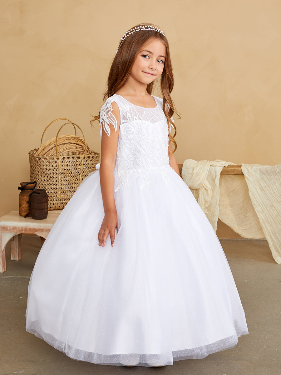 Tip Top Kids 5839 White/Ivory Dress