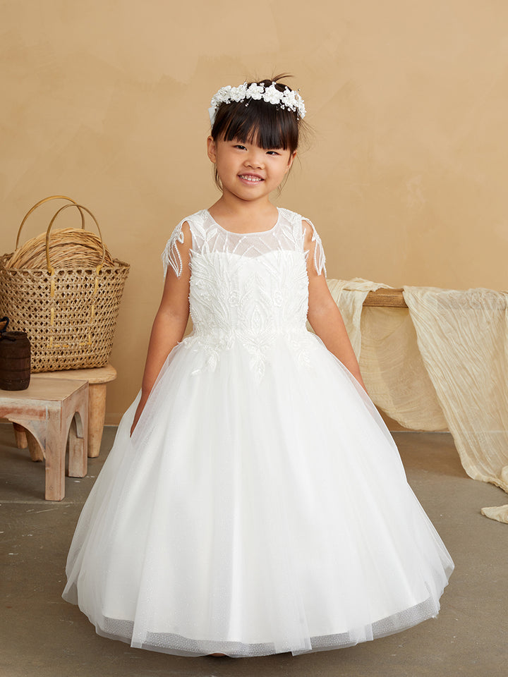 Tip Top Kids 5839 White/Ivory Dress