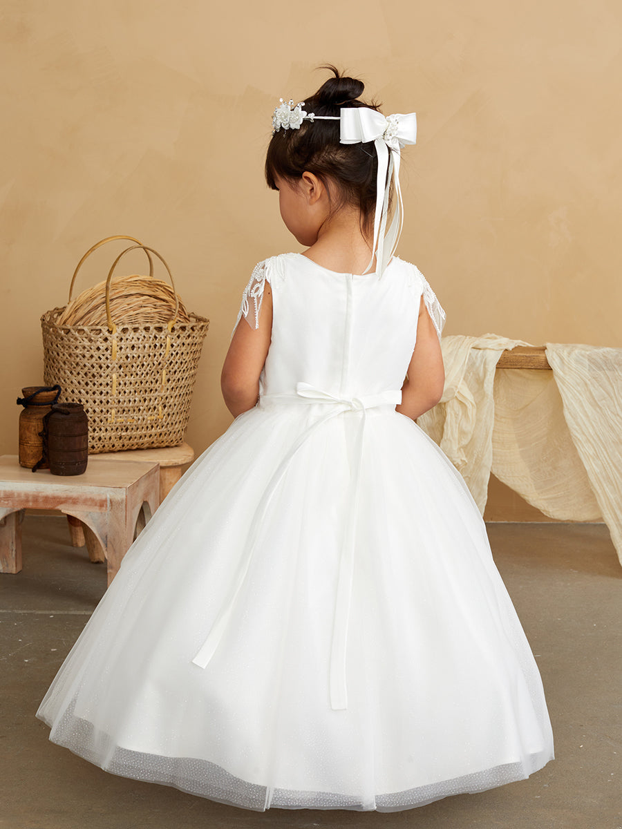 Tip Top Kids 5839 White/Ivory Dress