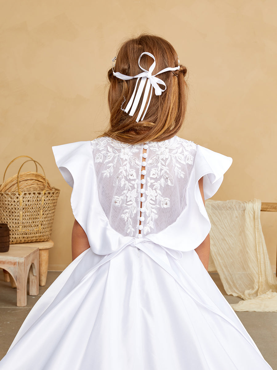 Tip Top Kids 5840 White Dress