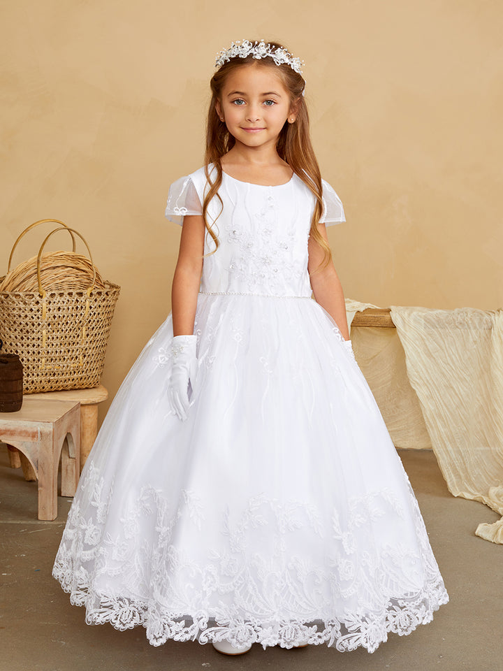 Tip Top Kids 5841 White Dress