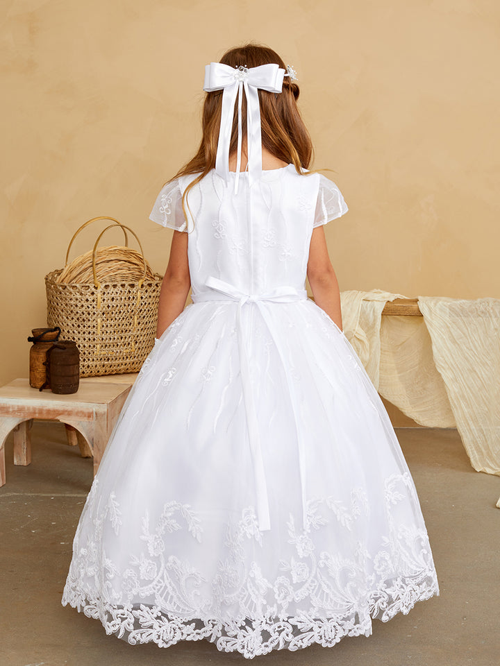 Tip Top Kids 5841 White Dress