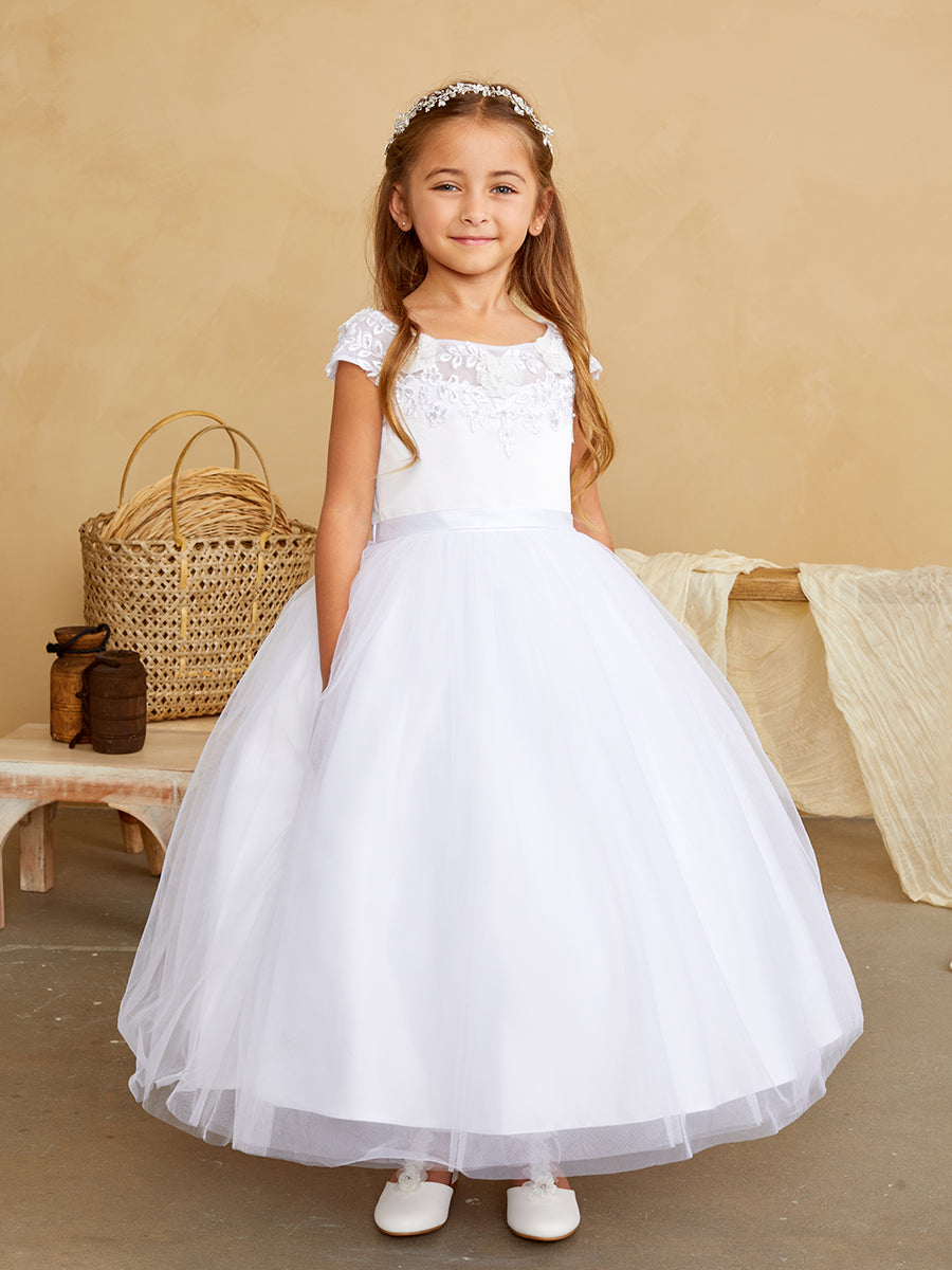 Tip Top Kids 5842 White/Ivory Dress