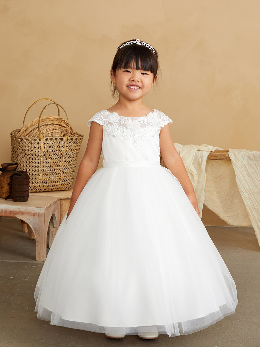 Tip Top Kids 5842 White/Ivory Dress