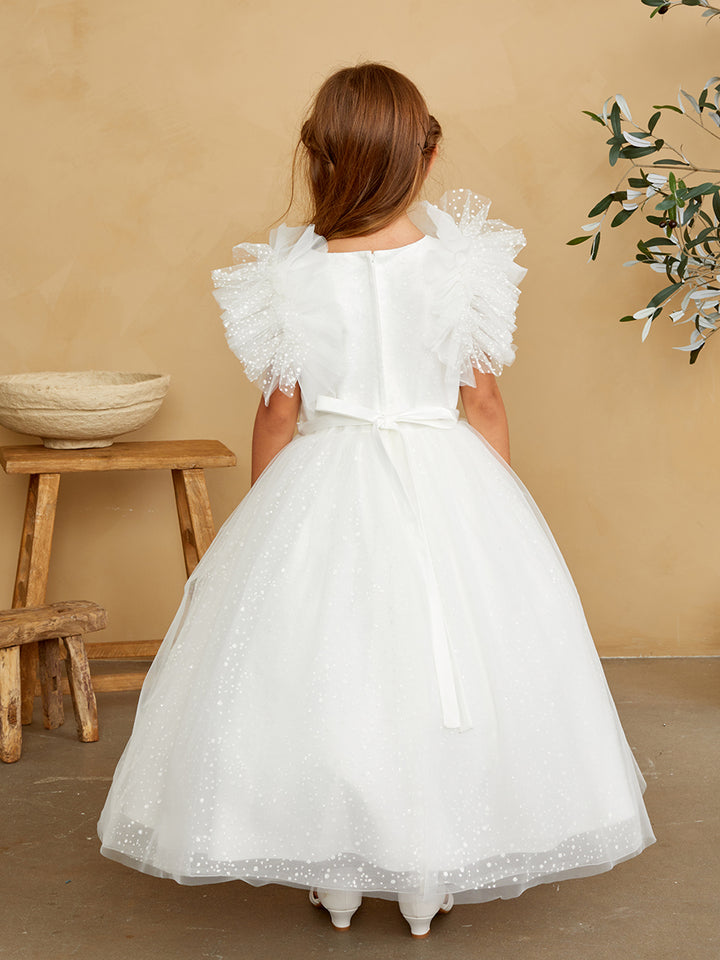 Tip Top Kids 5843 White/Ivory Dress