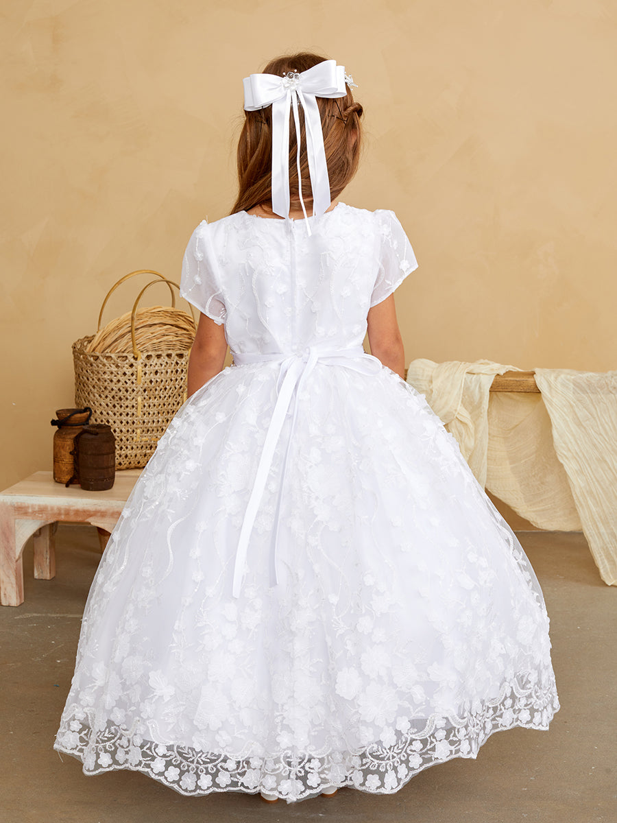 Tip Top Kids 5845 White/Ivory Dress