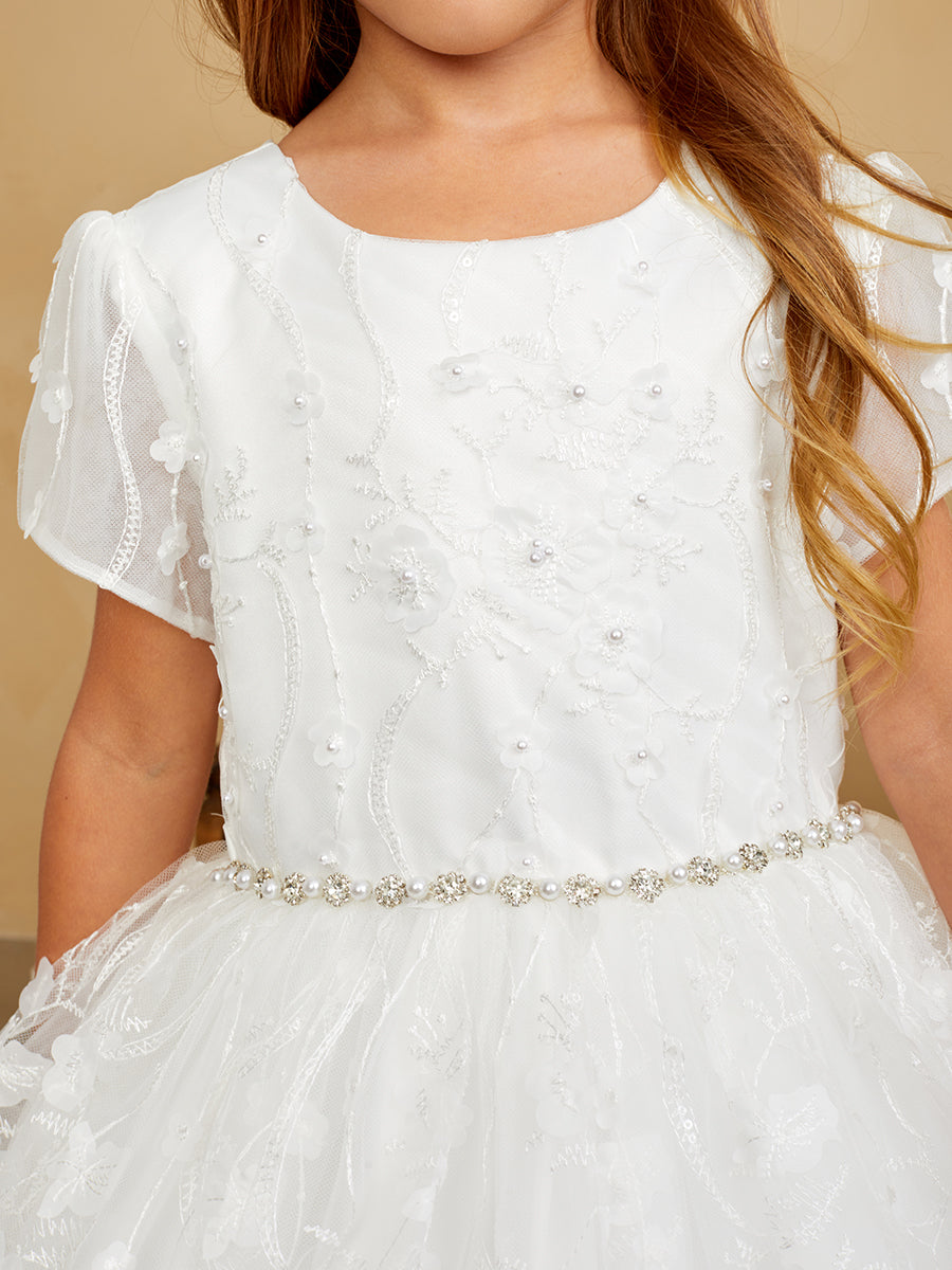 Tip Top Kids 5845 White/Ivory Dress