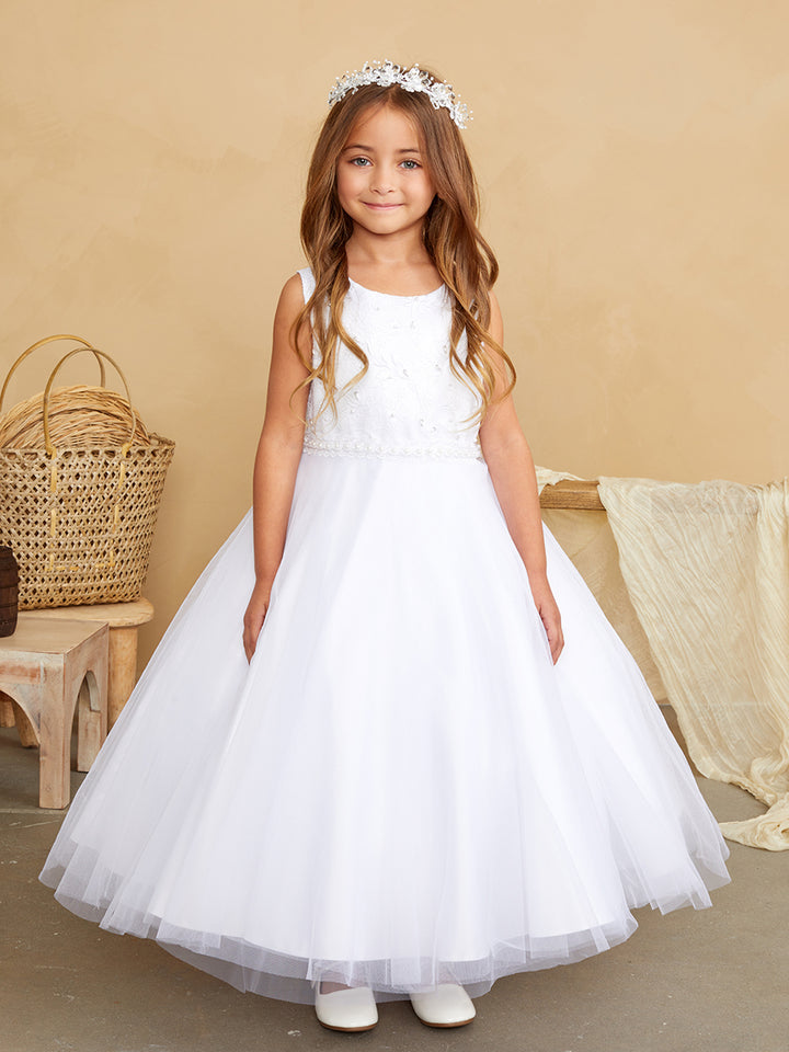 Tip Top Kids 5846 White Dress