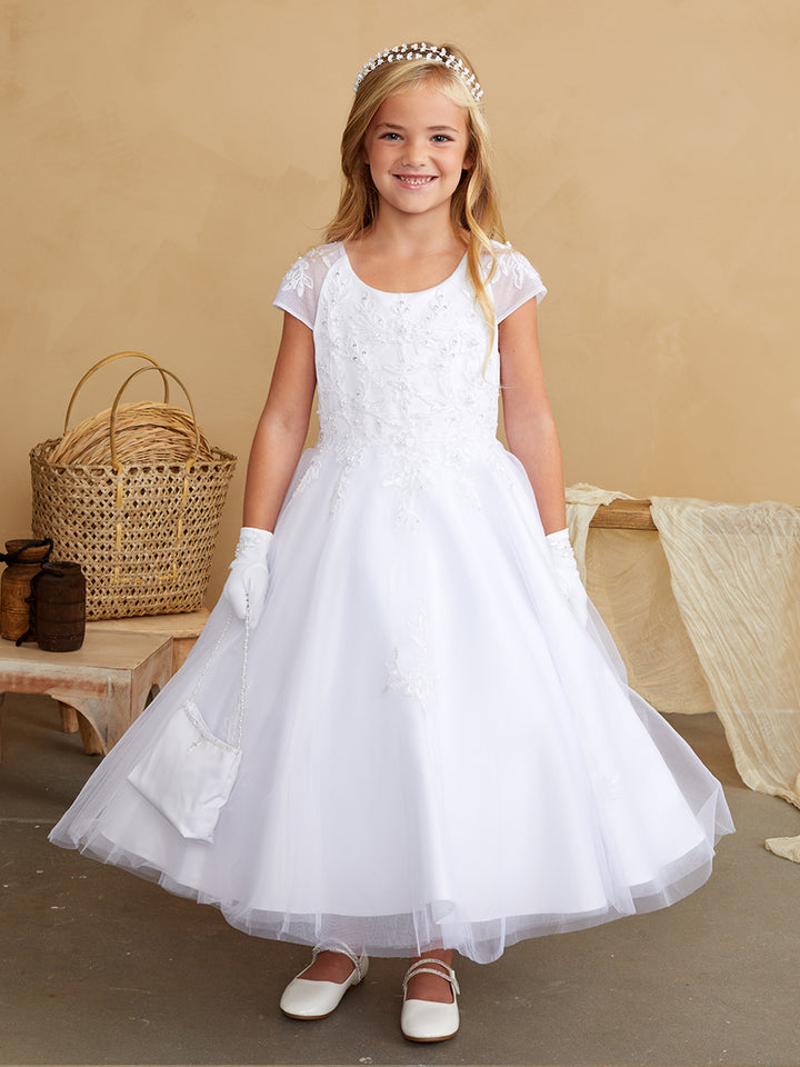 Tip Top Kids 5847 White/Ivory Dress