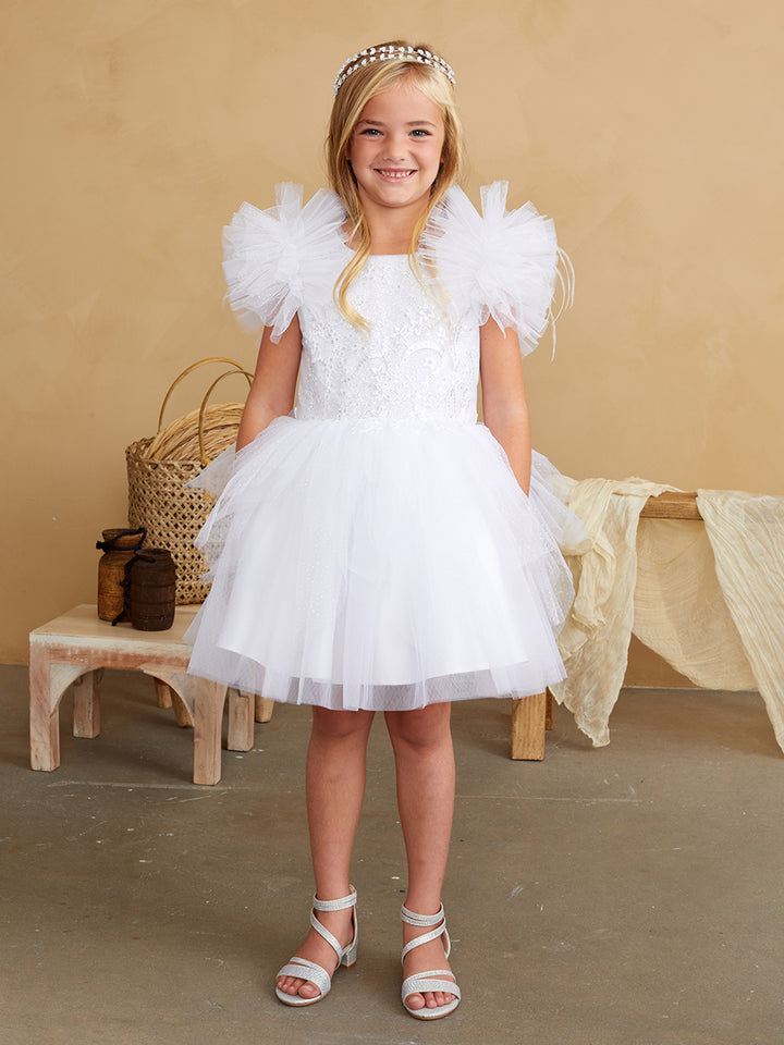 Tip Top Kids 5848 White Dress