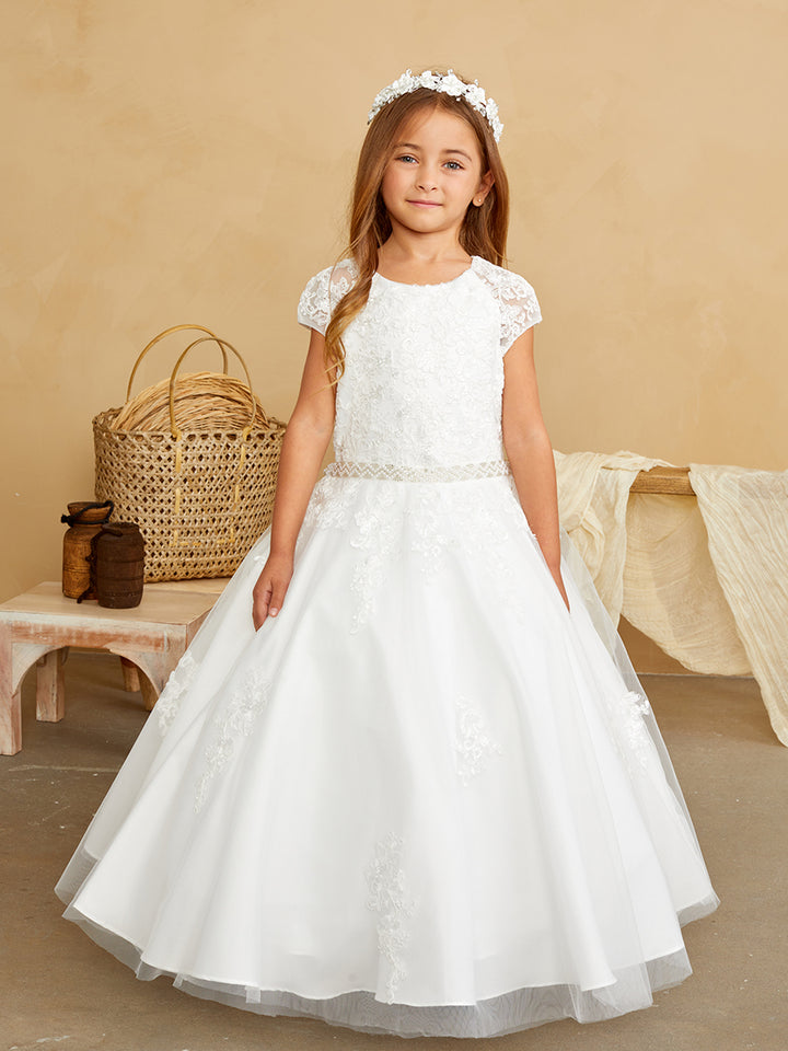 Tip Top Kids 5851 White/Ivory Dress