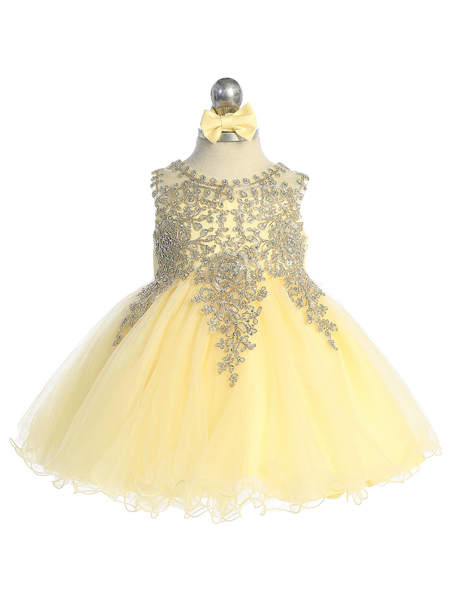 Tip Top Kids 7013 Yellow Dress