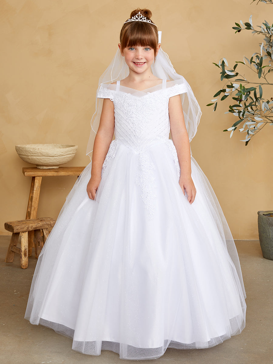 Tip Top Kids 7035 White Dress