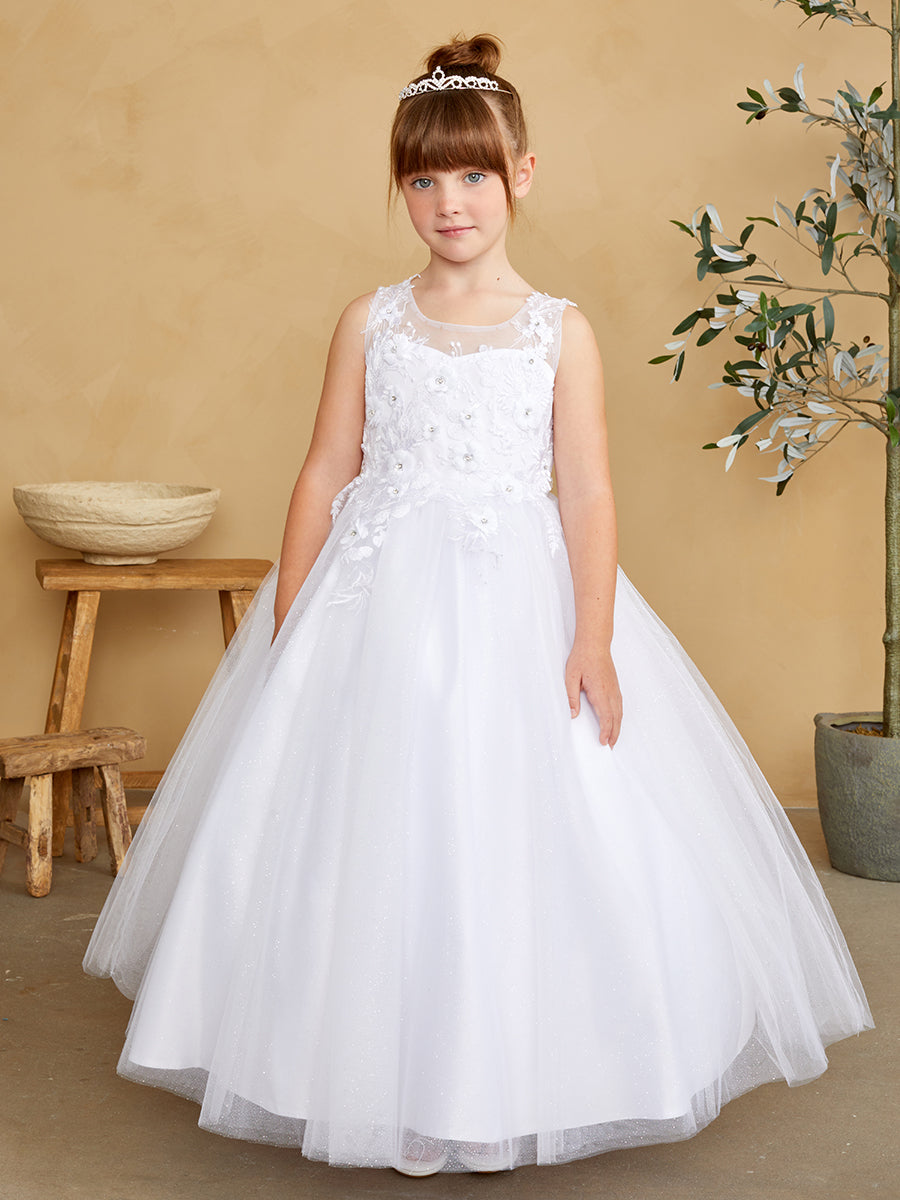 Tip Top Kids 7038 White Dress