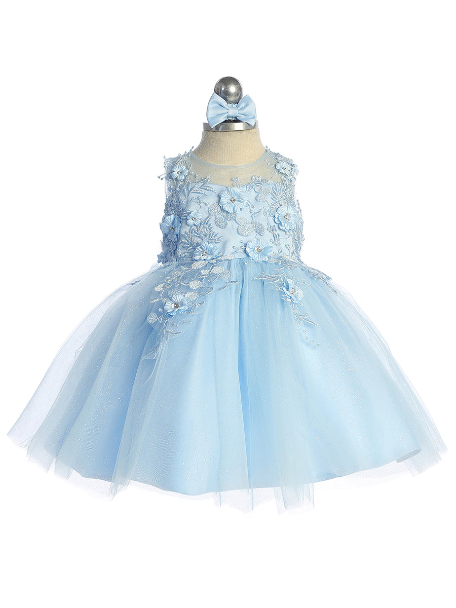 Tip Top Kids 7038 Sky Blue Dress