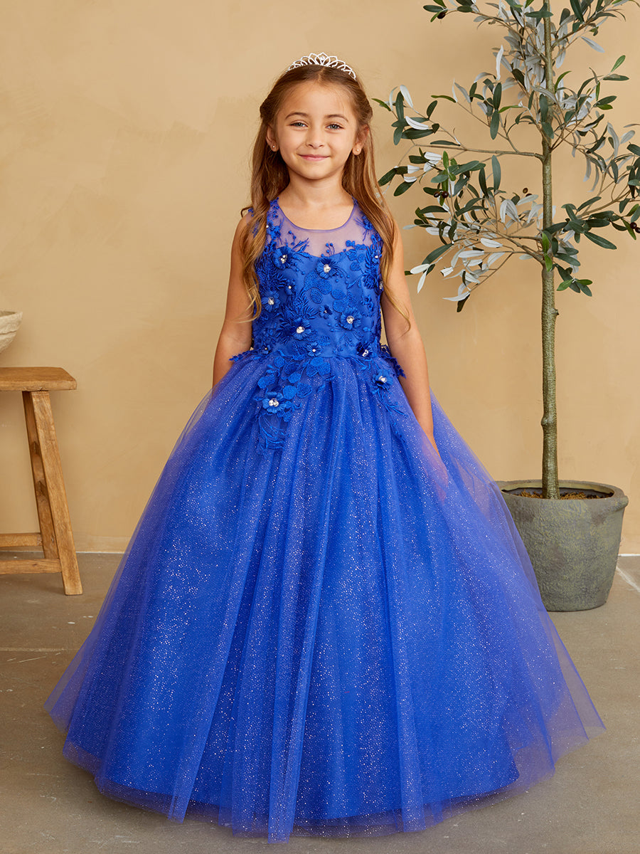 Tip Top Kids 7038 Royal Blue Dress
