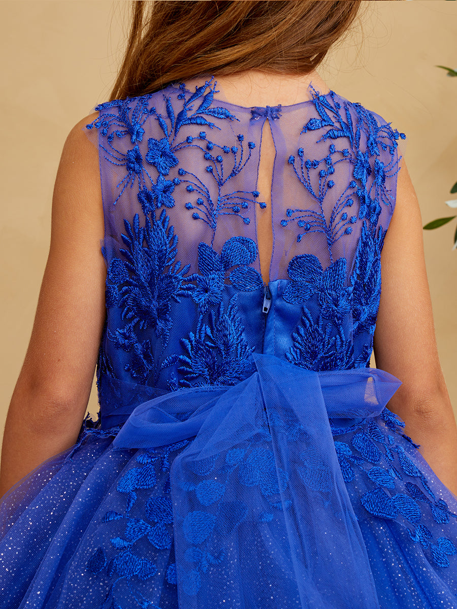 Tip Top Kids 7038 Royal Blue Dress