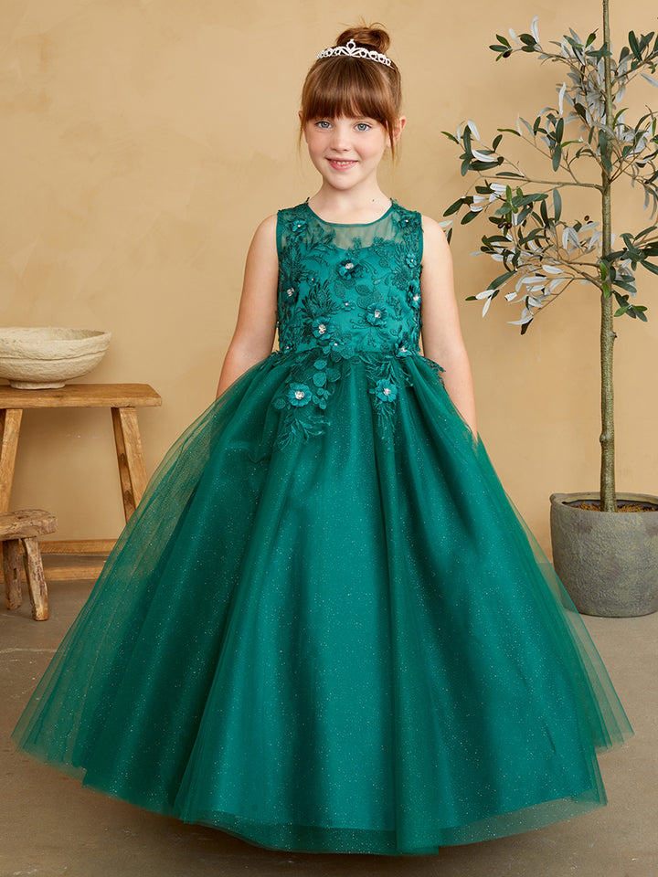 Tip Top Kids 7038 Emerald Dress