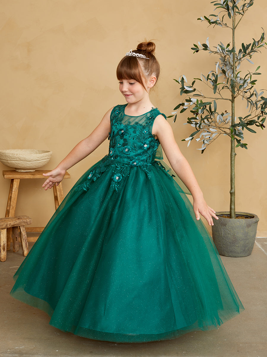 Tip Top Kids 7038 Emerald Dress