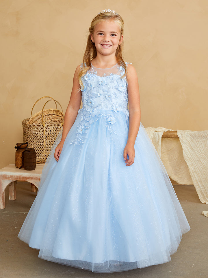 Tip Top Kids 7038 Sky Blue Dress