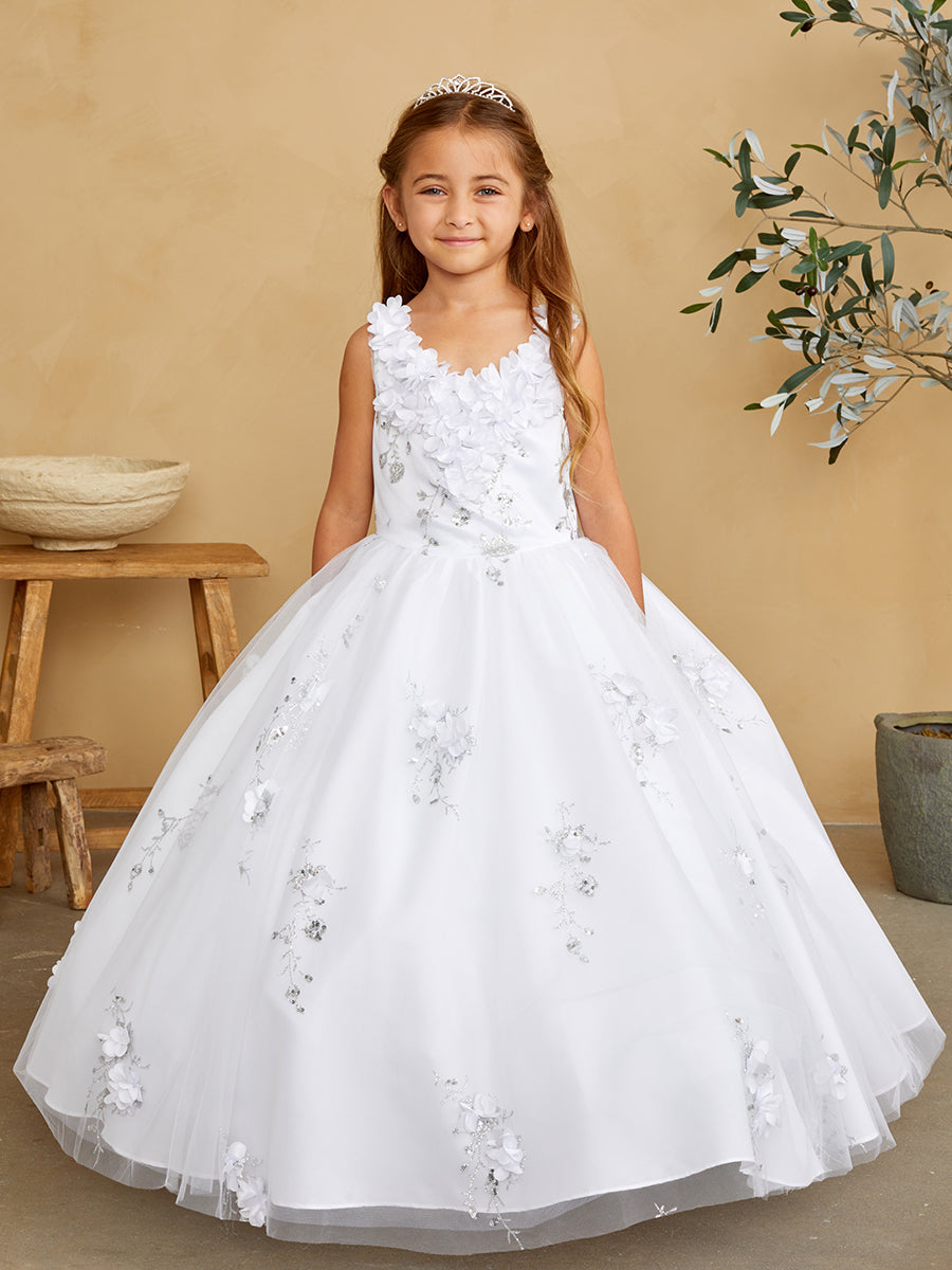 Tip Top Kids 7039 White Dress
