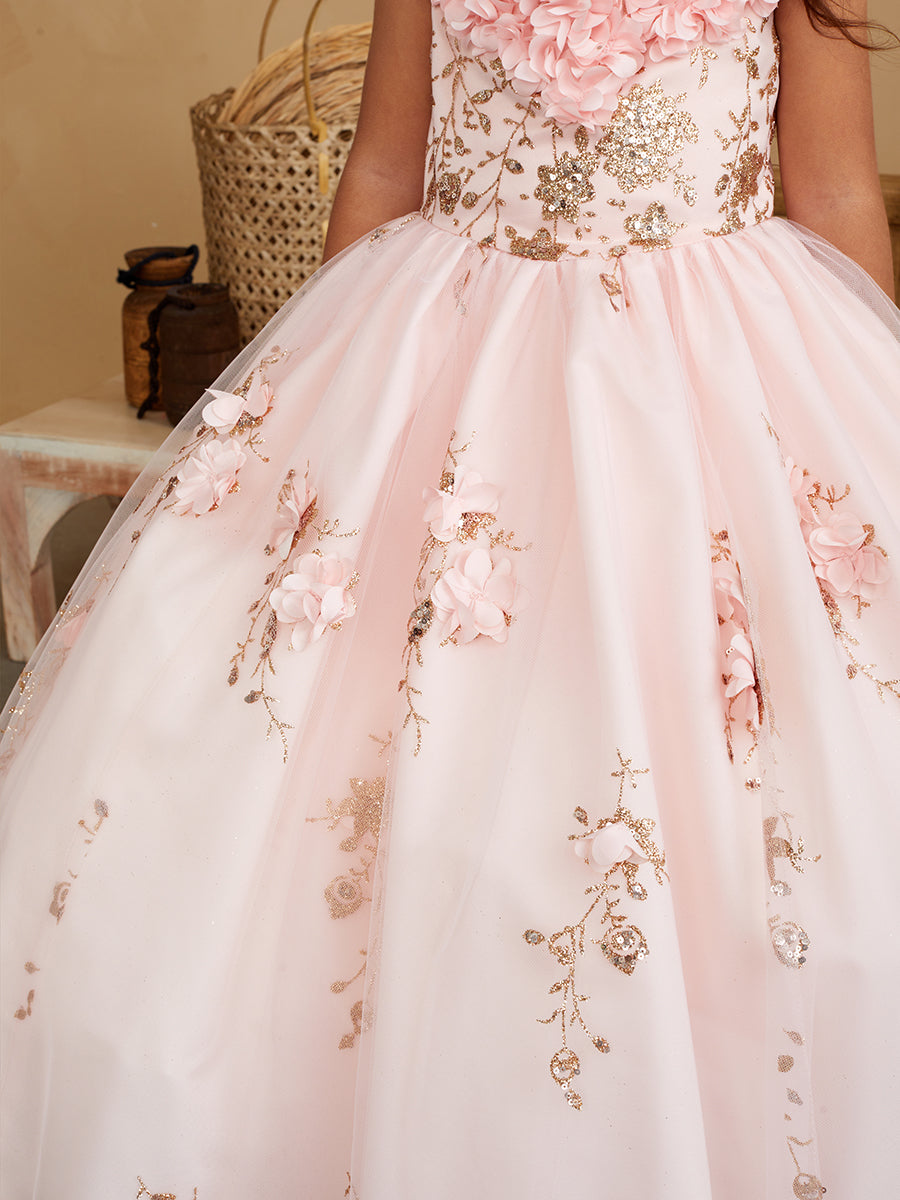 Tip Top Kids 7039 Blush Dress