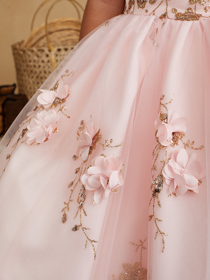 Tip Top Kids 7039 Blush Dress