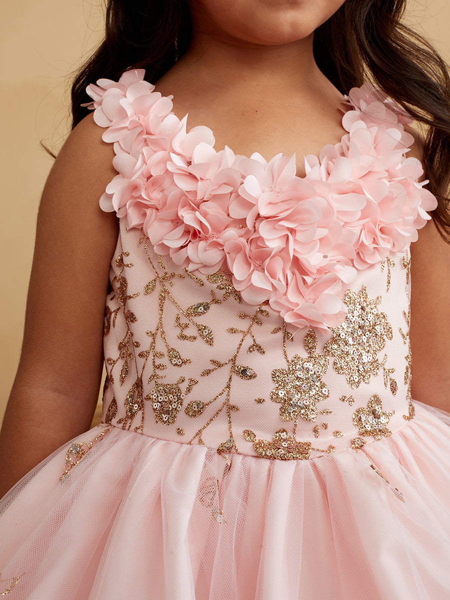 Tip Top Kids 7039 Blush Dress