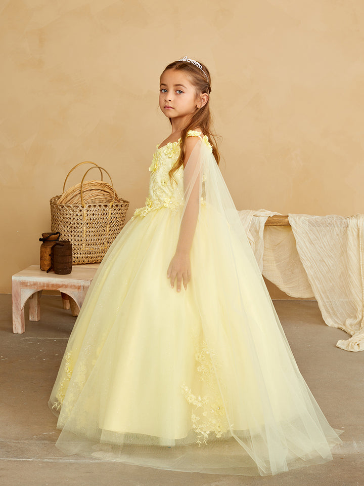 Tip Top Kids 7040 Yellow Dress