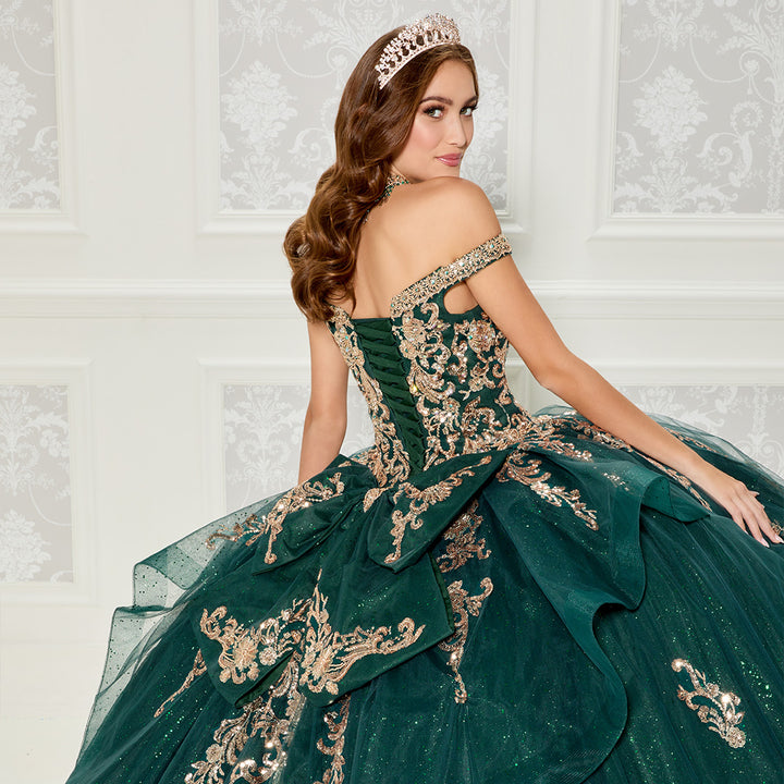 Princesa by Ariana Vara PR30112 Forest/Gold