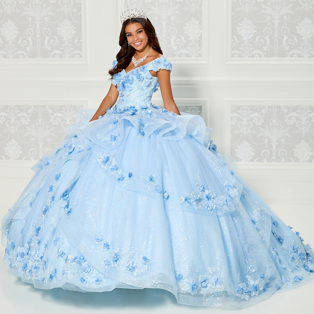 Princesa by Ariana Vara PR30113 Light Blue