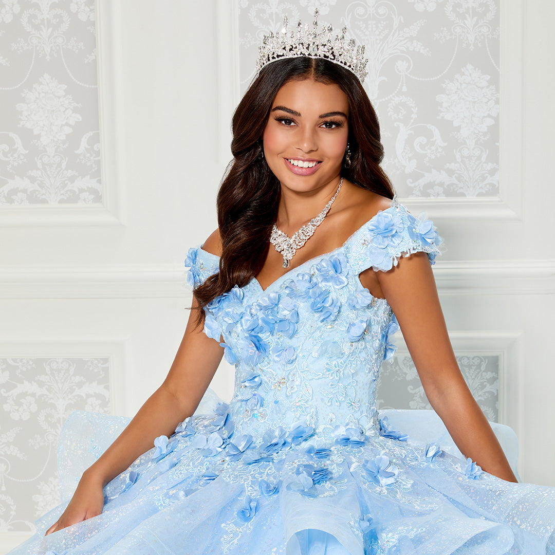 Princesa by Ariana Vara PR30113 Light Blue