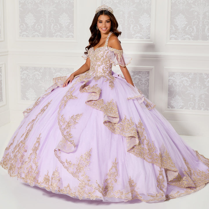 Princesa by Ariana Vara PR30118 Lilac/Gold