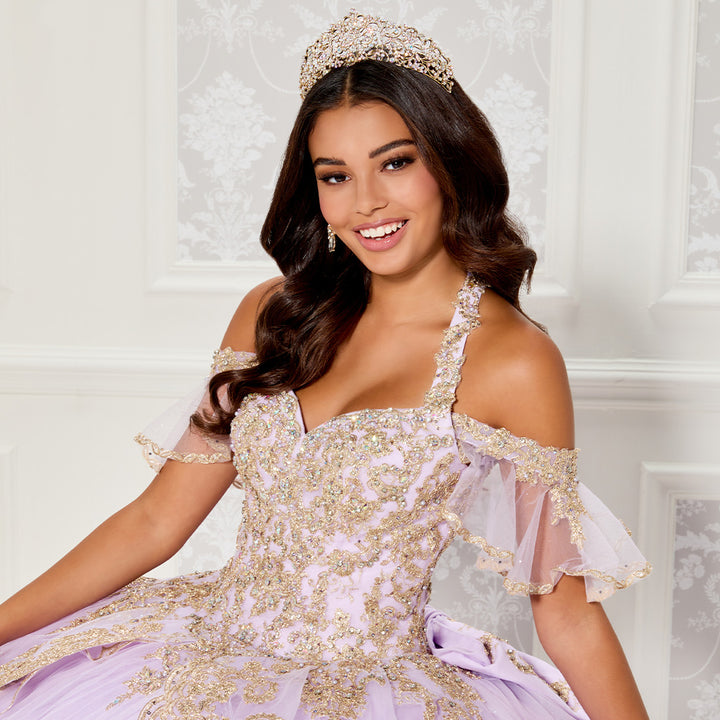 Princesa by Ariana Vara PR30118 Lilac/Gold