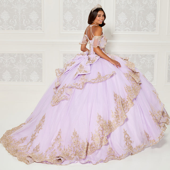 Princesa by Ariana Vara PR30118 Lilac/Gold