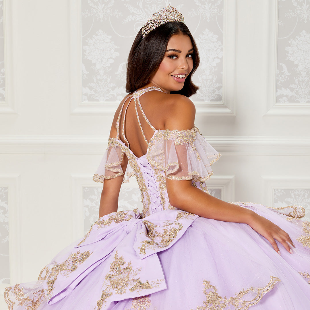 Princesa by Ariana Vara PR30118 Lilac/Gold