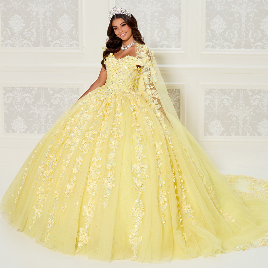 Princesa by Ariana Vara PR30120 Yellow