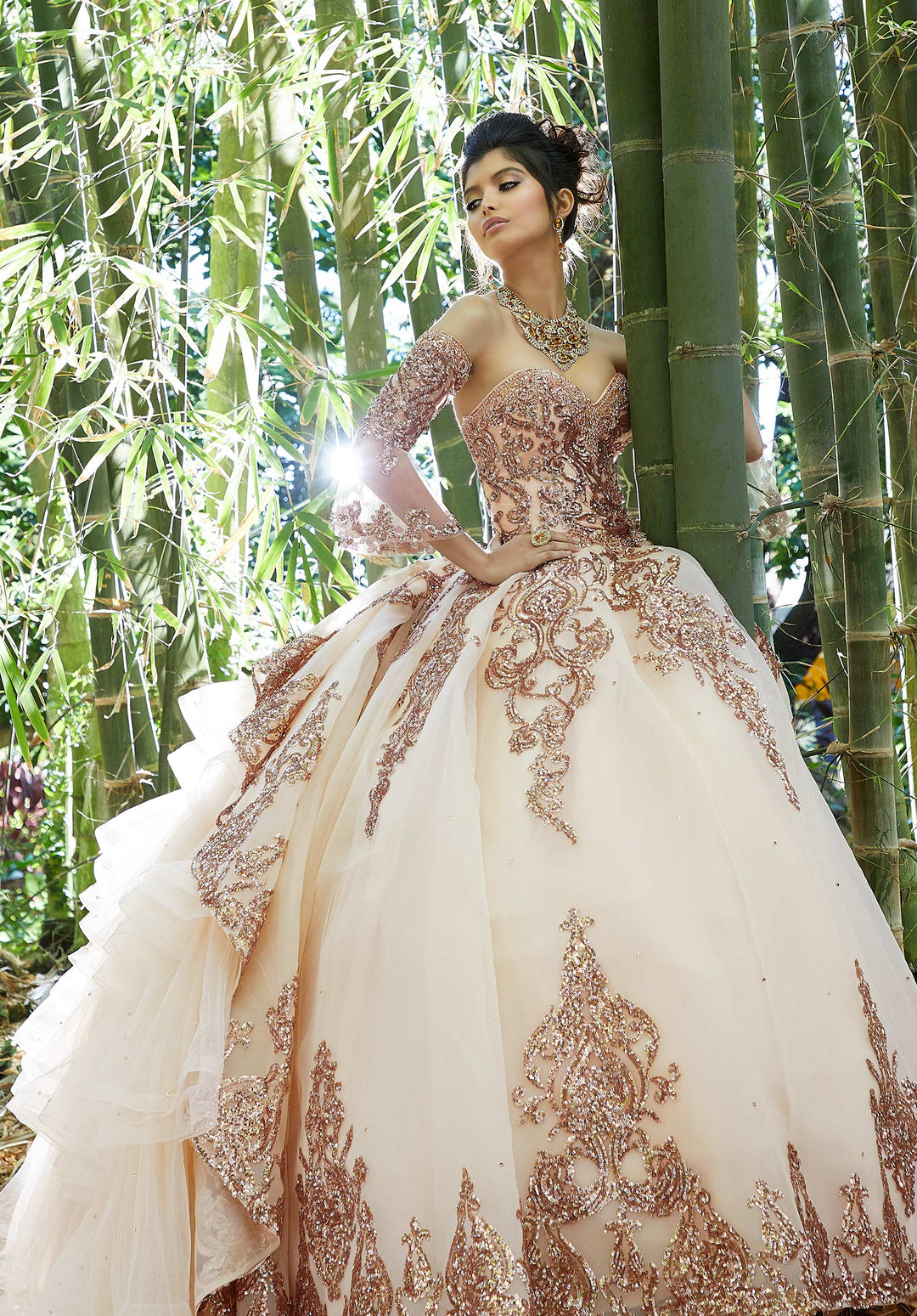 Vizcaya by Morilee #89255 Sequin & Rhinestones on Tulle Ball Gown