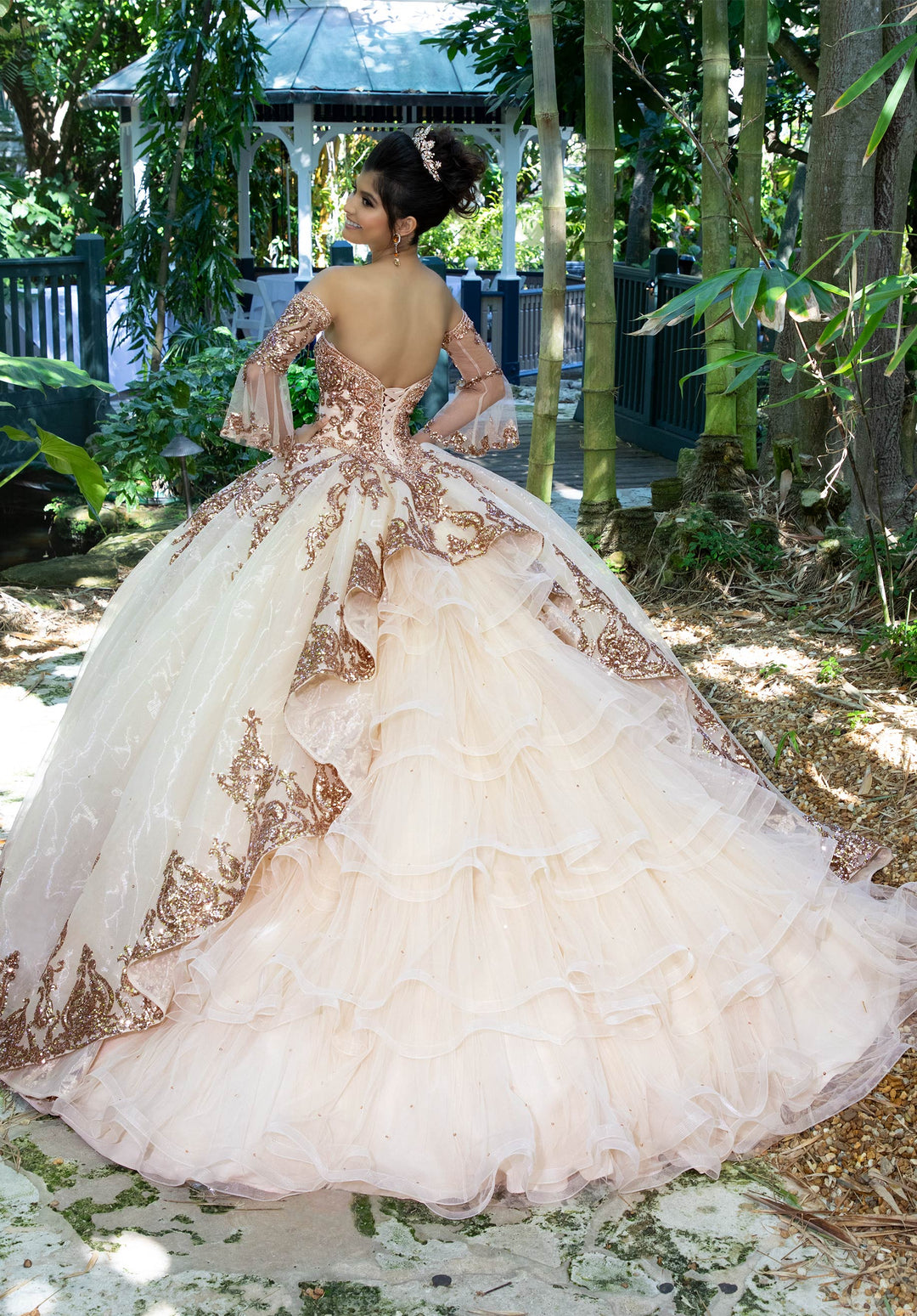 Vizcaya by Morilee #89255 Sequin & Rhinestones on Tulle Ball Gown