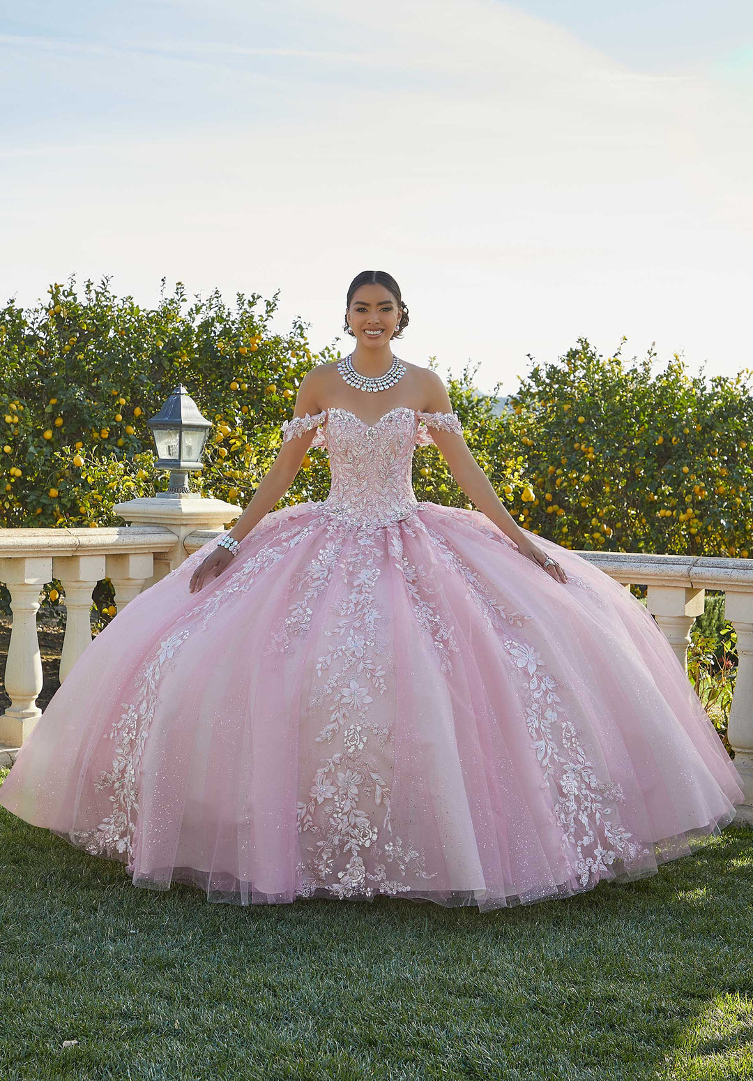 Morilee 34091 Pink Champagne Quinceañera Dress