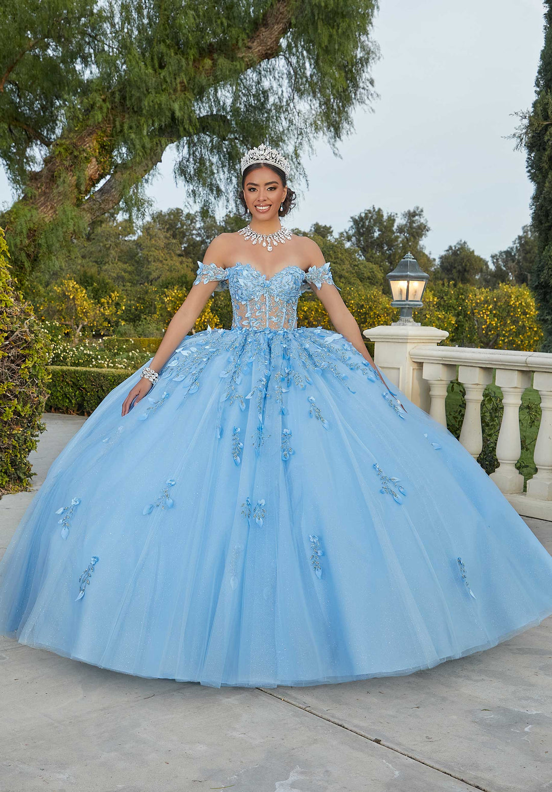 Morilee 60181 Bahama Blue Quinceañera Dress