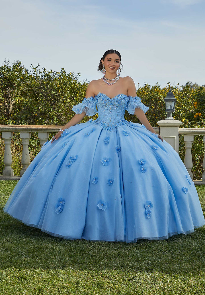 Morilee 60183 Bahama Blue Quinceañera Dress